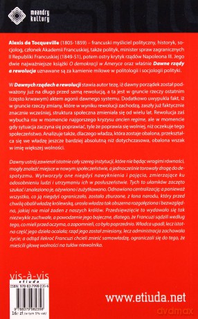 Dawne rządy a rewolucja - Alexis De Tocqueville [KSIĄŻKA]