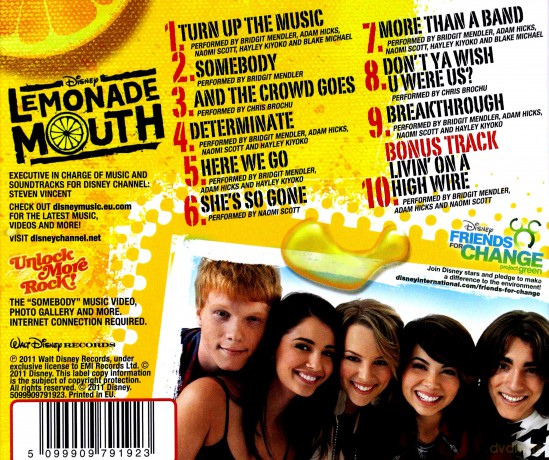 Lemonade Mouth soundtrack (Lemoniada Gada) [CD]