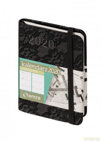 Kalendarz 2020 awangarda A7 czarny [KALENDARZ]