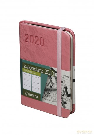 Kalendarz 2020 awangarda A7 jasnoróżowy [KALENDARZ]