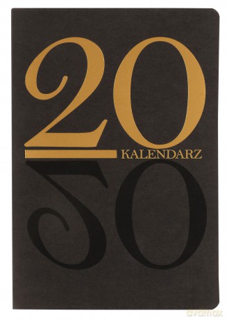 Kalendarz 2020 kraft A5 czarny/złoty [KALENDARZ]