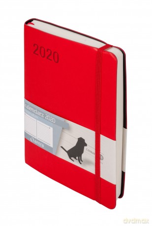Kalendarz 2020 minimalizm B6 czerwony [KALENDARZ]