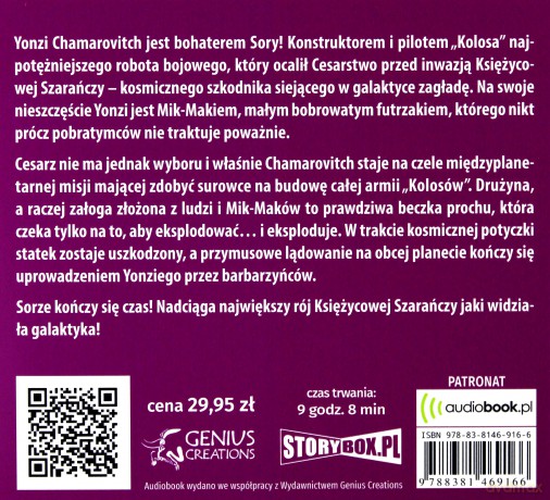 Kosmiczne bobry i zemsta Księżycowej Szarańczy - Krzysztof Piersa [AUDIOBOOK]