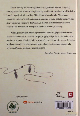 Listy do a mieszka z nami alzheimer - Anna Sakowicz [KSIĄŻKA]