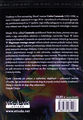 Magiczny trening energii mądrość szamanów starożytnego meksyku w praktyce - Carlos Castaneda [KSIĄŻKA]