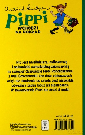Pippi wchodzi na pokład - Astrid Lindgren [KSIĄŻKA]