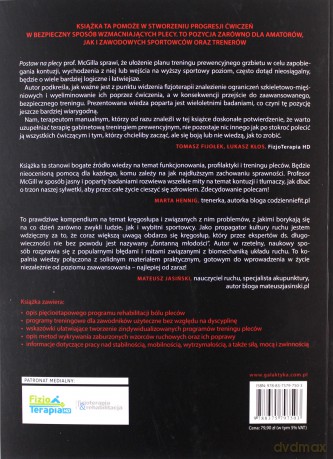 Postaw na plecy. Jak zbudować skuteczny program treningowy w oparciu o wyniki badań naukowych - Stuart Mc Gill [KSIĄŻKA]