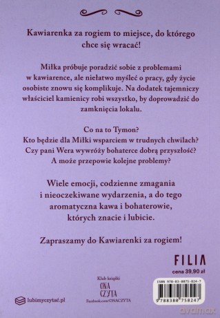 Rachunek za szczęście czyli caffe latte - Karolina Wilczyńska [KSIĄŻKA]