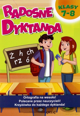 Radosne dyktanda klasy 7-8 - Ewa Tomasik-Adamczak [KSIĄŻKA]
