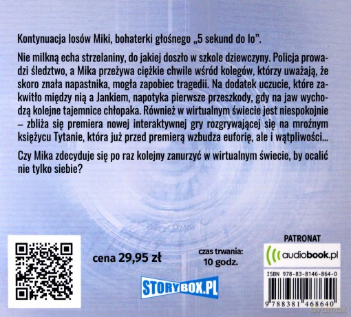 Rebeliantka. 5 sekund do IO (Tom 2) - Małgorzata Warda [AUDIOBOOK]