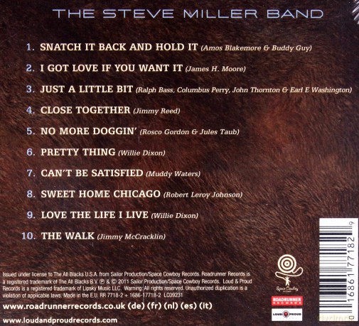 Steve Band Miller: Let Your Hair Down  [CD]