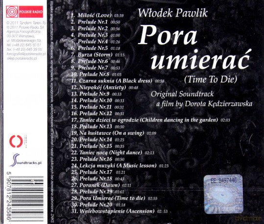 Pora Umierać soundtrack (Włodek Pawlik) [CD]