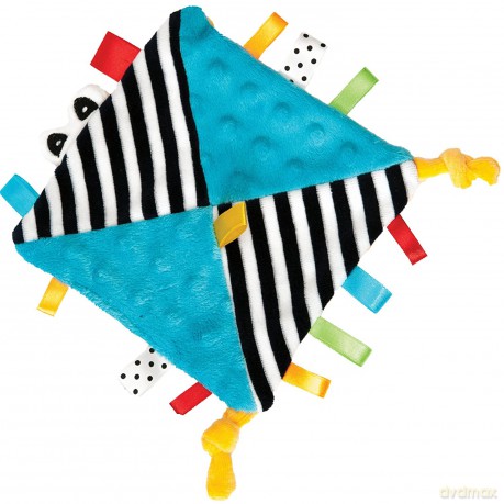 Niebieski Kontrastowy szeleścik przytulanka