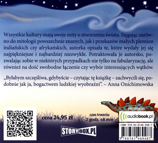 Tajemnice początku. Mity o stworzeniu świata - Anna Onichimowska [AUDIOBOOK]