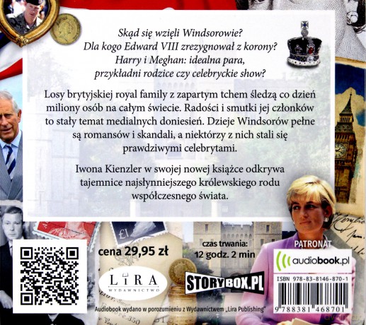 Windsorowie. Celebryci, nudziarze, skandaliści - Iwona Kienzler [AUDIOBOOK]