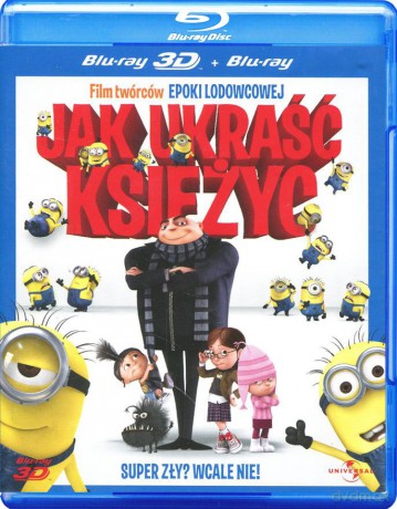 Jak ukraść księżyc 3D+2D [Blu-Ray 3D]