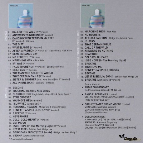 Midge Ure: Soundtrack: 1978-2019 [2CD]+[DVD]