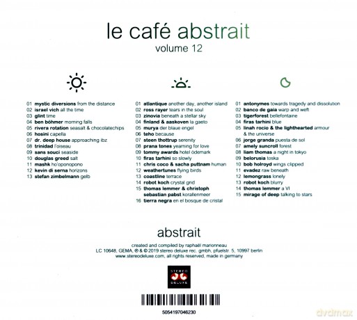 Raphael Marionneau: Le Cafe Abstrait vol. 13 [3CD]