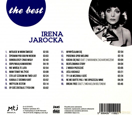 Irena Jarocka: The best - Witajcie w moim świecie [CD]