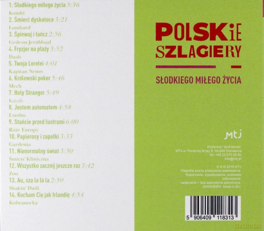 Polskie szlagiery: Słodkiego miłego życia [CD]