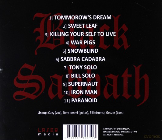 Black Sabbath: Early Days-Live On Air [CD]