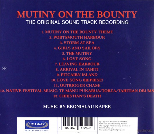 Mutiny On The Bounty soundtrack (Fred Astaire) [CD]