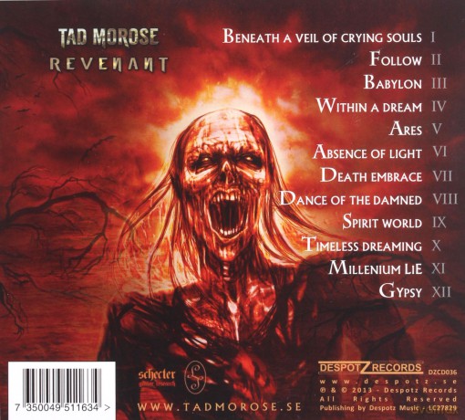 Tad Morose: Revenant (digipack) [CD]