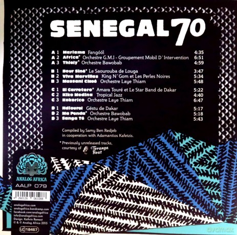 Senegal 70 Sonic Gems Previously Unreleased Recordings From The 70s [2xWinyl]