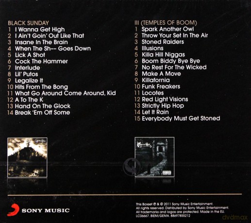 Cypress Hill: Black Sunday/III (BOX)  (Temples Of Boom) [2CD]