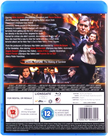 Survivor (Ocalona) [Blu-Ray]