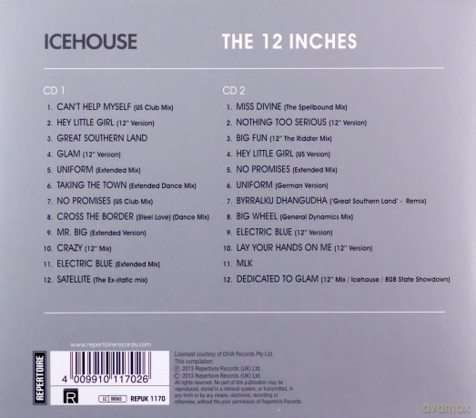Icehouse: The 12 Inches-Vol 1 [2CD]
