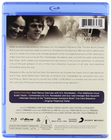 Bob Dylan: Don't Look Back [Blu-Ray]