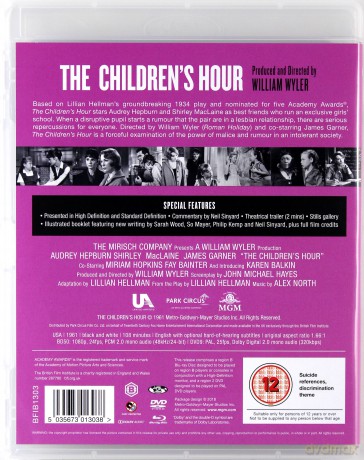 The Childrens Hour (Niewiniątka) [Blu-Ray]+[DVD]