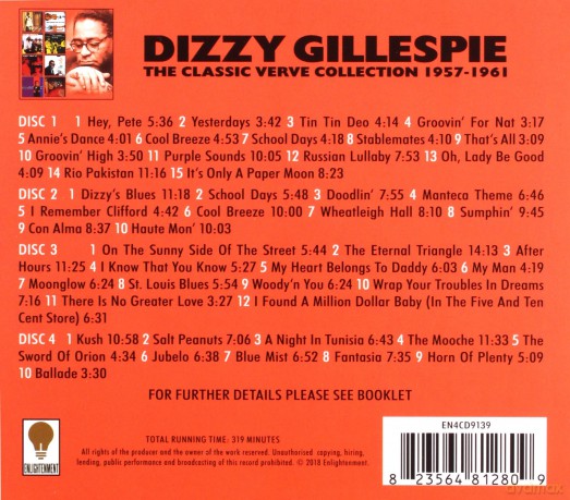 Dizzy Gillespie: The Classic Verve Collection [4CD]
