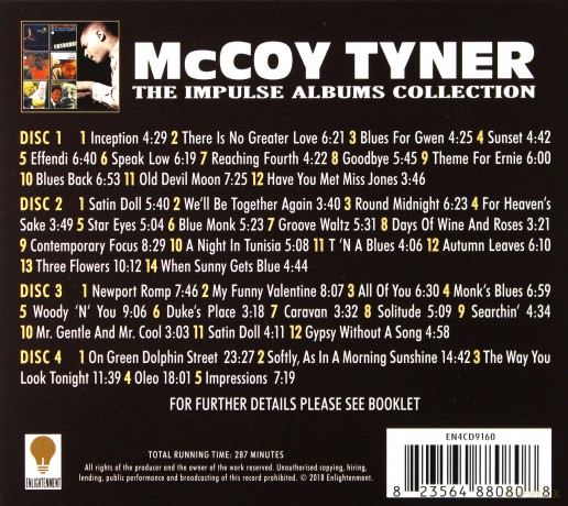 Mccoy Tyner: The Impulse Albums Collection [4CD]