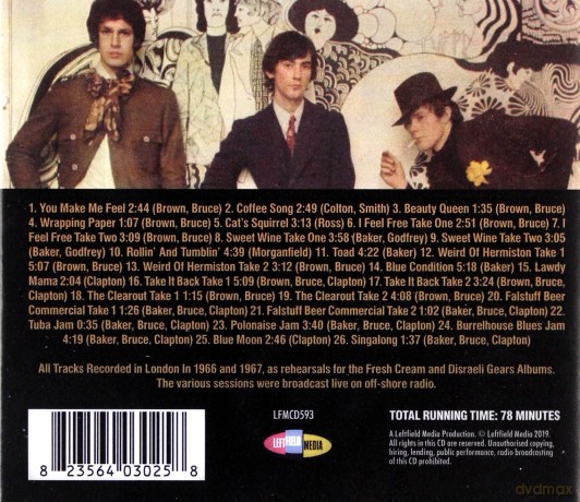 Cream: The London Sessions [CD]