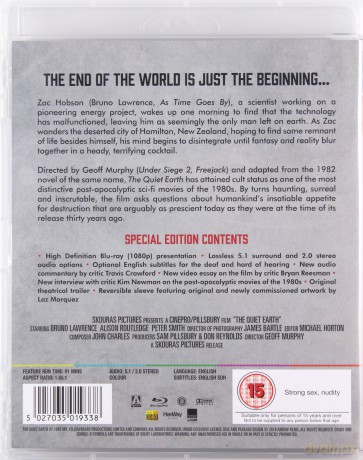 The Quiet Earth [Blu-Ray]