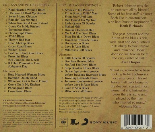Robert Johnson: The Centennial Collection [2CD]