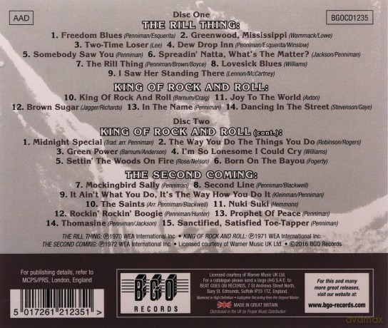 Little Richard: The Rill Thing/King Of Rock And Roll/The Second Coming [2CD]