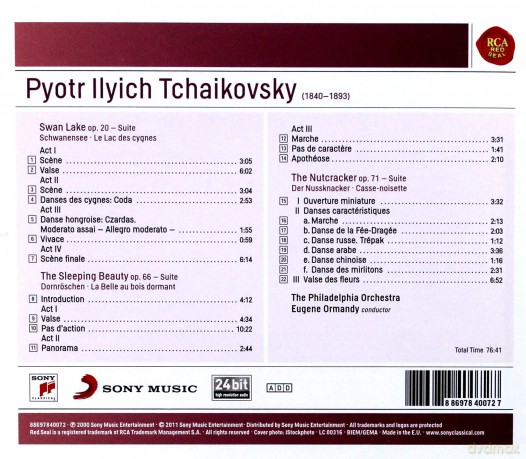 Eugene Ormandy: Peter Ilyich Tchaikovsky: Ballett Suites: The Sleeping Beauty [CD]