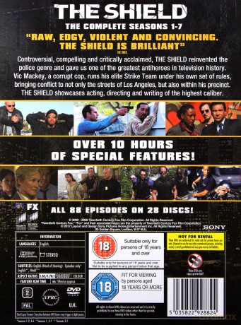 The Shield Season 1-7 [28DVD]