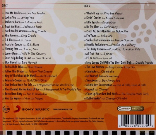 Elvis Presley: Elvis At The Movies [2CD]