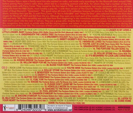Fontane Sisters: The Singles Collection 1946-60 [2CD]