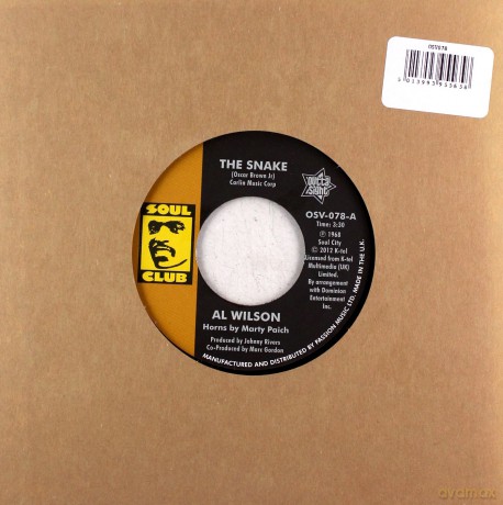 Al Wilson: The Snake/Show And Tell [Winyl]
