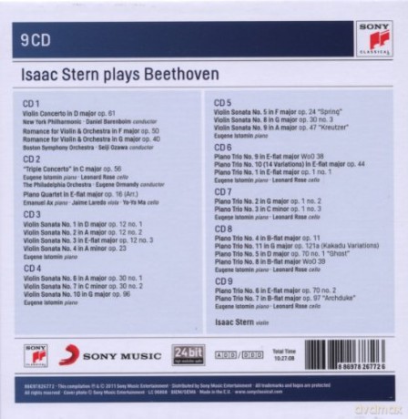 Isaac Stern: Isaac Stern Plays Beethoven - Sony Classical Masters [9CD]