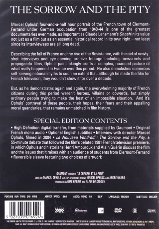 The Sorrow And The Pity [2DVD]