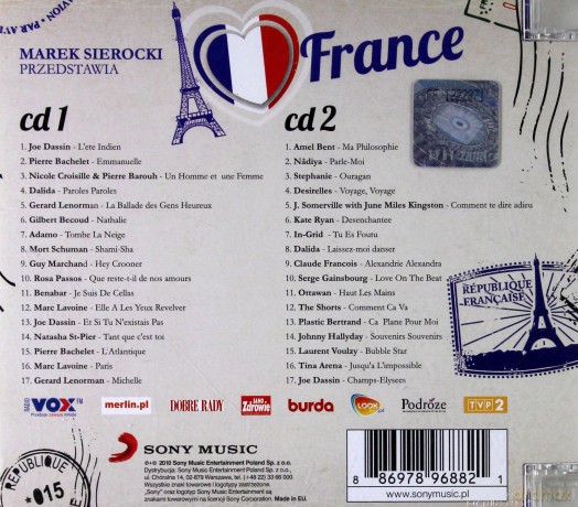 Marek Sierocki Przedstawia: I Love France [2CD]