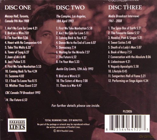 Leonard Cohen: The Spirit Of Radio [3CD]