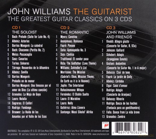 John  Williams: John Williams - The Guitarist (digipack) [3CD]