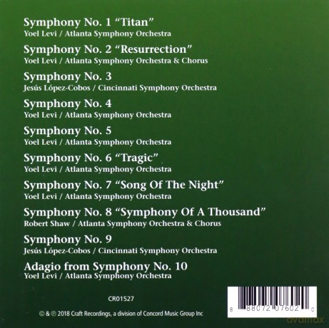 The Symphonies Of Gustav Mahler [13CD]